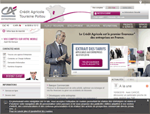 Tablet Screenshot of entreprises.ca-tourainepoitou.fr